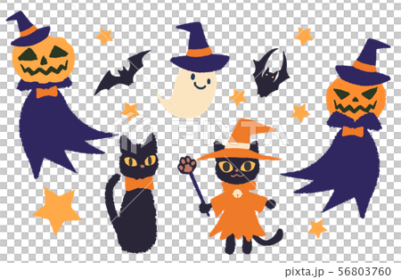 ハロウィン　キャラクター　セット 56803760