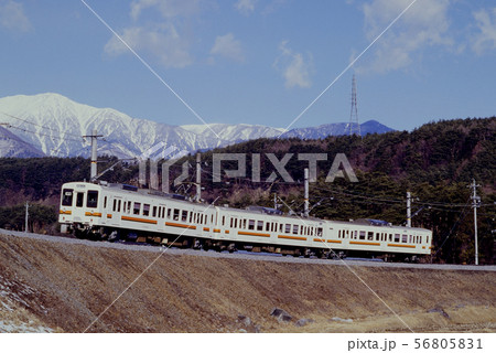 1996年　飯田線を走る119系普通電車3両 56805831