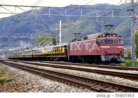 1996年 東海道線を走るEF81108サロンカーなにわ 1996年 東海道線を走るEF81108サロンカーなにわ 56805903