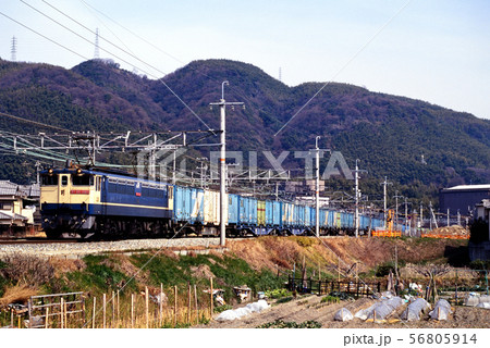 1996年 東海道線を走るEF651085コンテナ貨物列車 1996年 東海道線を走るEF651085コンテナ貨物列車 56805914