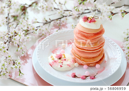 桜パンケーキ 桜パンケーキ 56806959