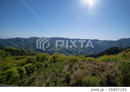 美の山公園　　周辺の山々　東秩父方面山並み 56807191