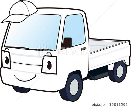 働く車 ミニトラック のイラスト素材