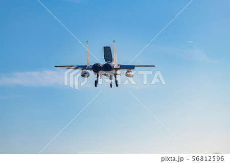 着陸態勢の戦闘機 着陸態勢の戦闘機 56812596