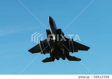 着陸態勢の戦闘機 着陸態勢の戦闘機 56812598