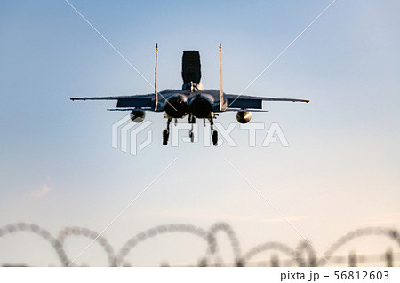 着陸態勢の戦闘機 着陸態勢の戦闘機 56812603