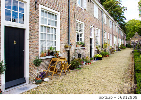 Buildings and garden of the Beguinage in Breda, Buildings and garden of the Beguinage in Breda, 56812909