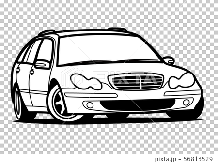 懐かしめジャーマンワゴン ぬり絵風 自動車イラスト 懐かしめジャーマンワゴン ぬり絵風 自動車イラスト 56813529