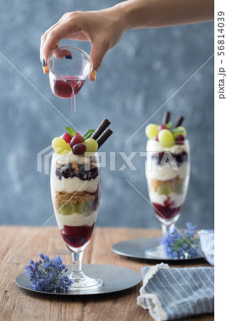 ぶどうのパフェ ぶどうのパフェ 56814039