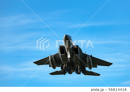 着陸態勢の戦闘機 着陸態勢の戦闘機 56814416
