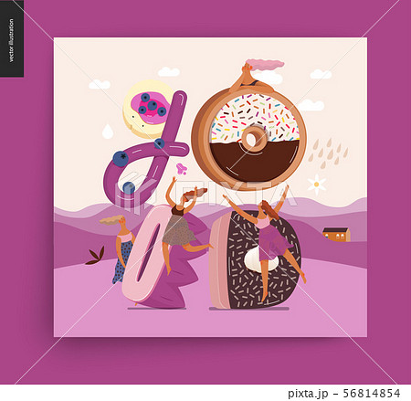 Dessert temptation font 56814854