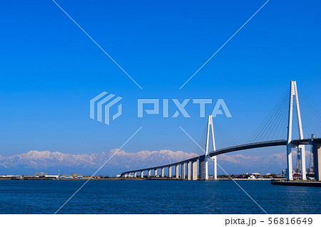 新湊大橋　射水市 56816649