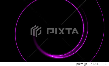 CGパーティクル　蛍光レーザーで発光する背景 56819829