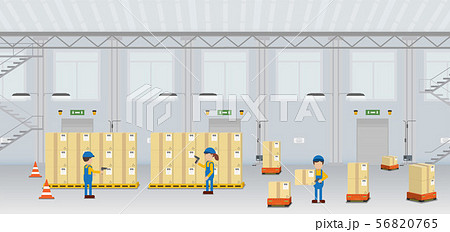 Warehouse in process 56820765