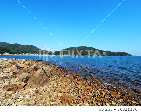 相生湾坪根から見る金ヶ崎(万葉岬) 播磨灘 相生湾坪根から見る金ヶ崎(万葉岬) 播磨灘 56821356