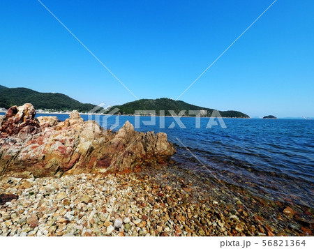 相生湾坪根から見る金ヶ崎(万葉岬) 播磨灘 相生湾坪根から見る金ヶ崎(万葉岬) 播磨灘 56821364