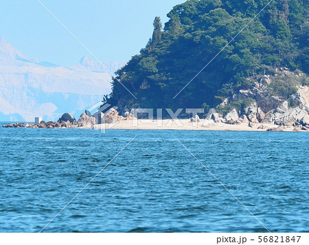 君島の海岸　万葉岬先端の島 56821847