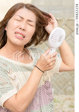 夏　携帯扇風機　アトピー　主婦 56822158