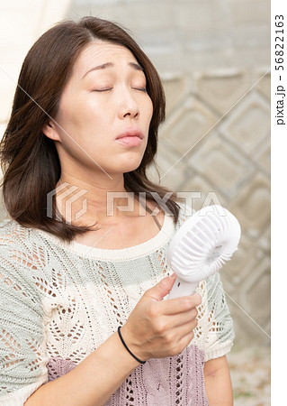 夏　携帯扇風機　アトピー　主婦 56822163