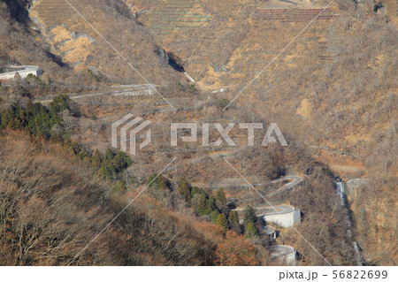 栃木県　日光　第一いろは坂（明智平ロープウェイからの景色） 56822699