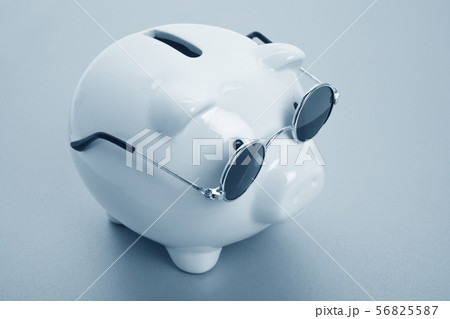 Piggy Bank and Sunglasses Piggy Bank and Sunglasses 56825587