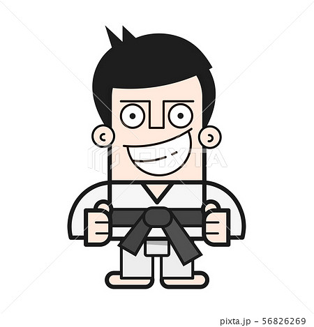 Taekwondo Logo Design Template. Vector 56826269