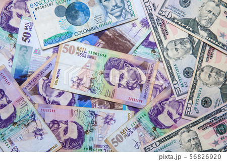 Exchange rate between US dollar and Colombian peso 56826920