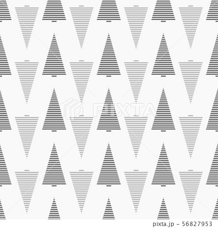 Monochrome seamless christmas tree pattern with striped gray colored spruces. Monochrome seamless christmas tree pattern with striped gray colored spruces. 56827953