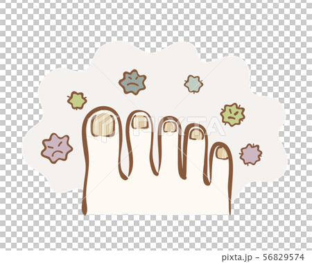 爪水虫のイラスト 爪水虫のイラスト 56829574