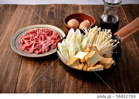 白ねぎたっぷりすき煮 56832709