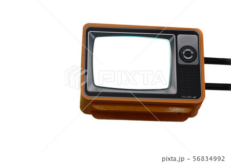 Vintage TV isolated Vintage TV isolated 56834992