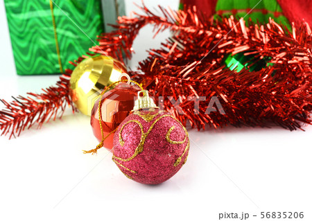 Christmas ball with christmas decoration 56835206