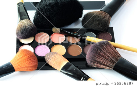 makeup brush and cosmetics, makeup brush and cosmetics, 56836297