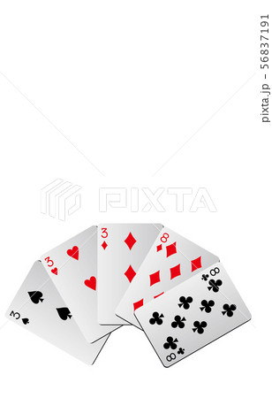 トランプグラデーションフルハウス 56837191