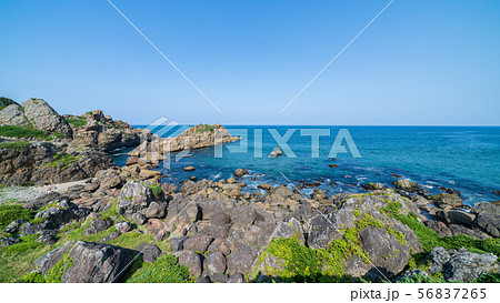 青森県八戸市　大須賀海岸　夏 56837265