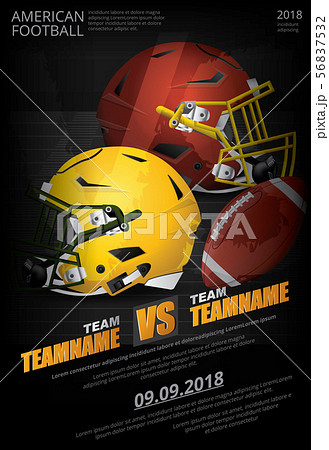 American football Poster Vector Illustration 56837532