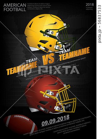 American football Poster Vector Illustration American football Poster Vector Illustration 56837533