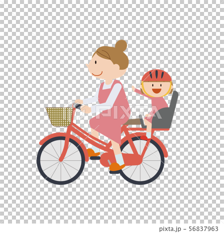 自転車　親子 56837963
