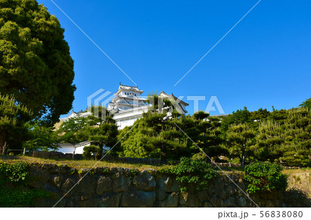 姫路城 三國堀からの大天守 56838080