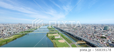 空撮 葛飾区四つ木周辺 空撮 葛飾区四つ木周辺 56839178