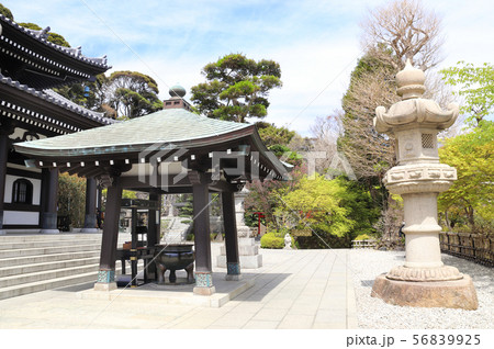 Ancient pavilion in Hasedera temple, Kamakura, 56839925