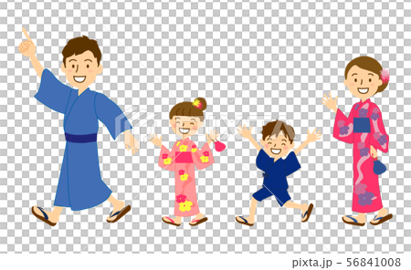浴衣4人家族1 浴衣4人家族1 56841008