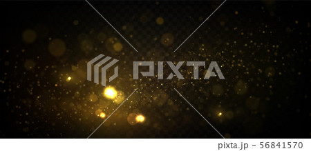Sparkling golden particles isolated Sparkling golden particles isolated 56841570