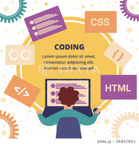 Man Programmer Designer Project Css Html Coding 56842601