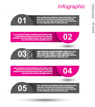 Info-graphic design template. 56843981