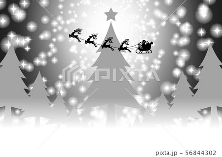 ベクターイラスト背景素材壁紙 クリスマスツリー メッセージ 冬のイベント 無料 モミの木 カラフル のイラスト素材