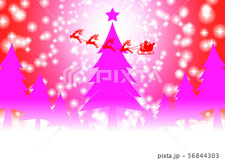 ベクターイラスト背景素材壁紙 クリスマスツリー メッセージ 冬のイベント 無料 モミの木 カラフル のイラスト素材 56844303 Pixta