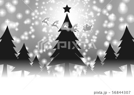 ベクターイラスト素材 クリスマスツリー メッセージスペース 冬のイベント 無料 フリーサイズ 12月のイラスト素材