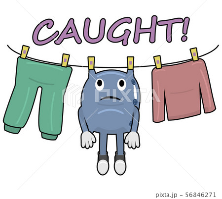 Drying clothes and funny pillows. Drying clothes and funny pillows. 56846271