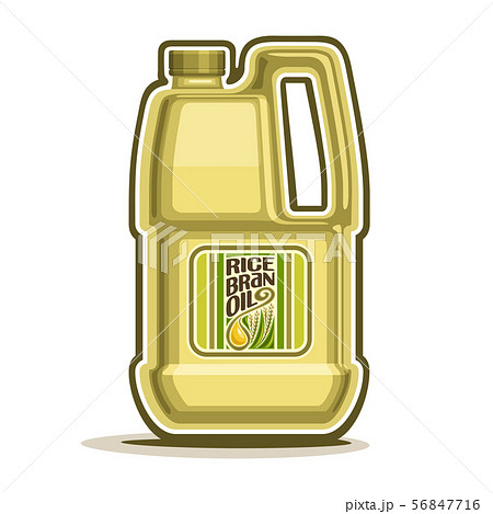Vector big Bottle for Rice Bran Oil 56847716